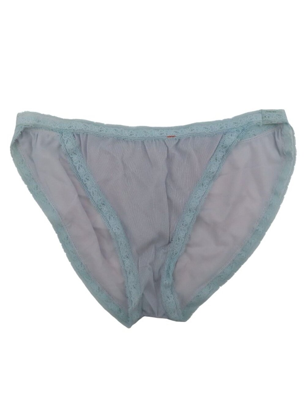 Vintage Bare Bikini Women 7 All Nylon Purple Blue Lace Trim Underwear 1950s 50s